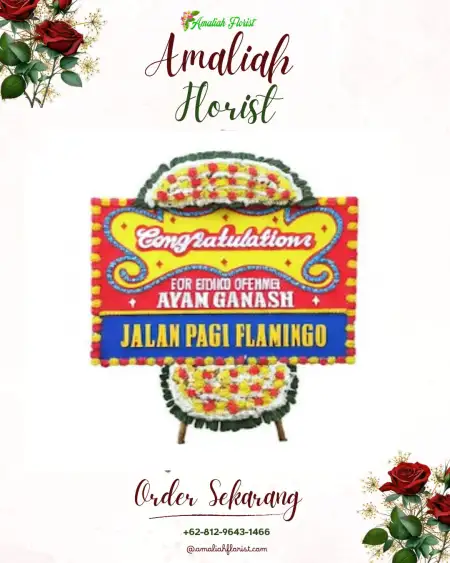 Sewa Papan Bunga Silungkang